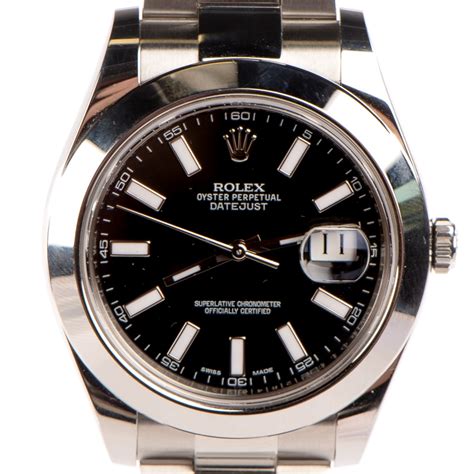 rolex oyster steel watch case.